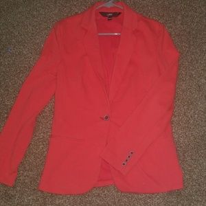 Coral pink blazer